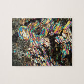 Alanineaminozuur onder microscoop legpuzzel (Horizontaal)