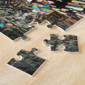 Alanineaminozuur onder microscoop legpuzzel (Zijkant)