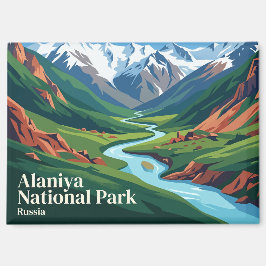 Alaniya Nationaal Park Rusland Magneet