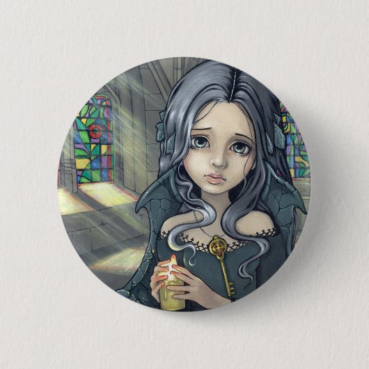 "Alannah"-Button Ronde Button 5,7 Cm (Voorkant)