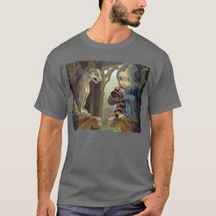 Alannah en de Gargoyle SHIRT gothic fairy art
