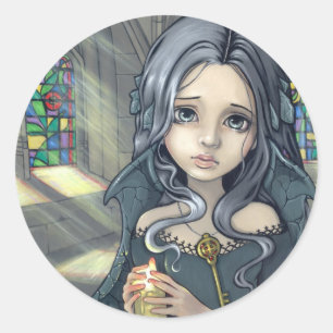 "Alannah"-Sticker Ronde Sticker