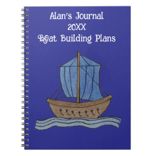Alan's Journal 20XX Bootbouwplannen Notitieboek