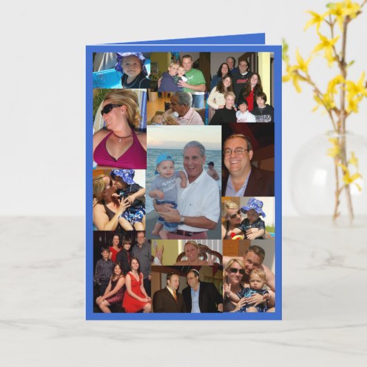 Alan's vaderdag kaart (Gele Bloem)