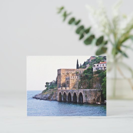 Alanya - de Tersane of de Dockyard Briefkaart (Staand voorkant)