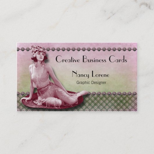 Alanya-Roos van Creatieve Visitekaartjes (Voorkant)