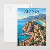 Alanya Turkije Briefkaart (Voorkant / Achterkant)