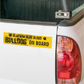 Alapaha Blue Blood Bulldog aan boord Bumpersticker (Op Truck)
