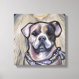 Alapaha Blue Blood Bulldog Canvas Afdruk