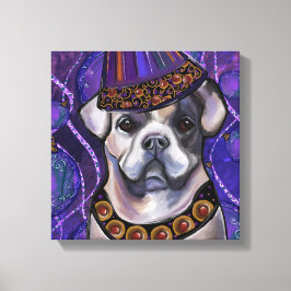 Alapaha Blue Blood Bulldog Canvas Afdruk