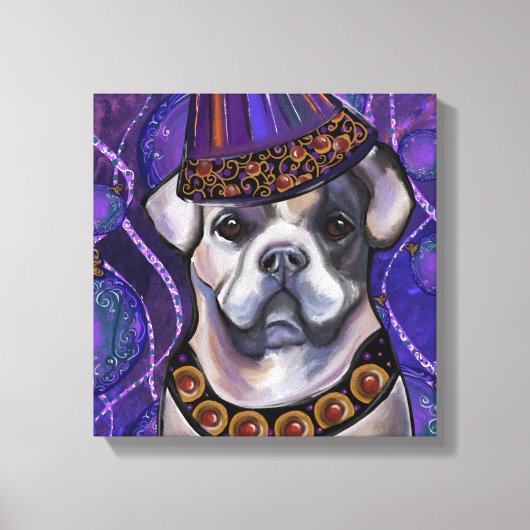 Alapaha Blue Blood Bulldog Canvas Afdruk (Voorkant)