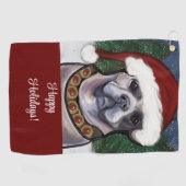 Alapaha Blue Blood Bulldog Golfhanddoek (Horizontaal)