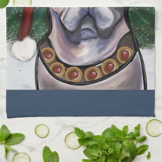 Alapaha Blue Blood Bulldog Theedoek (Gevouwen)