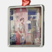 Alarm, 1934 metalen ornament (Links)