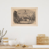 Alarm Bell over Port Vigilance (2446A) Poster (Keuken)