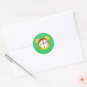 Alarm Clock Ronde Sticker (Envelop)