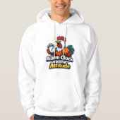 Alarm clock with attitude, roaster quote. hoodie (Voorkant)