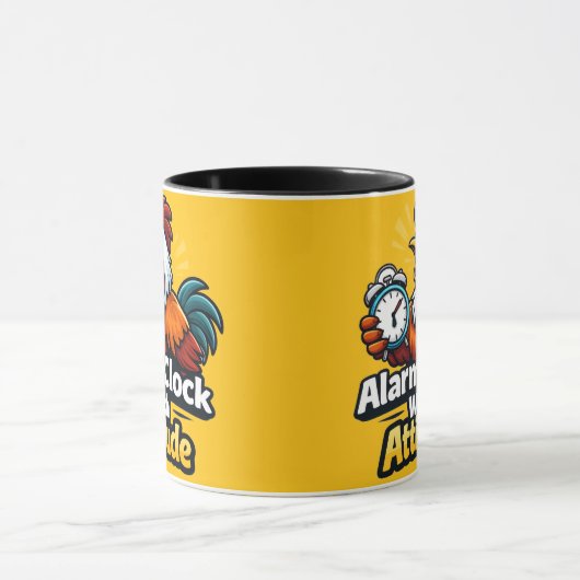 Alarm clock with attitude, roaster quote. mok (Midden)