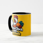Alarm clock with attitude, roaster quote. mok (Voorkant links)