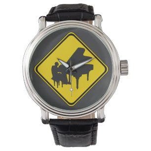 Alarm: De Speler van de piano vooruit! Horloge