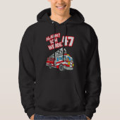Alarm Ich Werde 47 Fire Engine Fireman Hoodie (Voorkant)