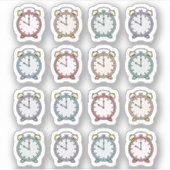 Alarm Klok Tijd Herinnering Bujo Planner Agenda Sticker (Voorkant)