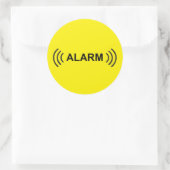 ALARM RONDE STICKER (Tas)