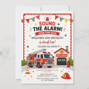 Alarm slaan en pak je spullen Verjaardag vuur Kaart