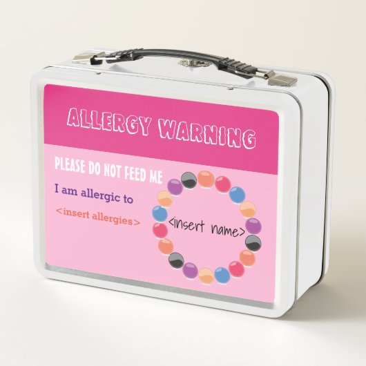 Alarmdoos voor allergie (Achterkant)