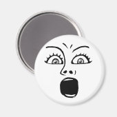 ALARMED! -Wit Magneet (Voorkant / Achterkant)