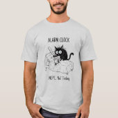 Alarmklok Kat T-shirt voor Fun (Voorkant)