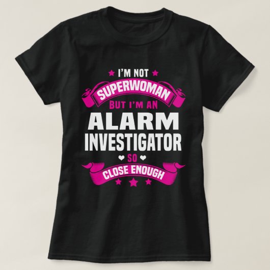 alarmmelder t-shirt (Design voorkant)