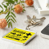 Alarmmelding bij dementie bij de ziekte van Alzhei Sleutelhanger (Zijkant)