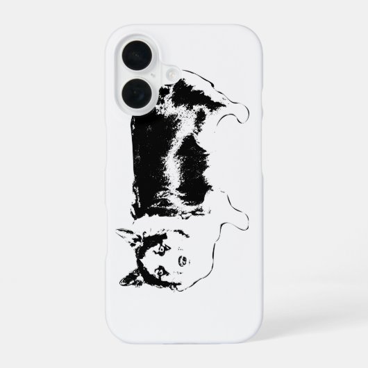 Alarmmodus: Corgi iPhone 16 Hoesje (Achterkant)