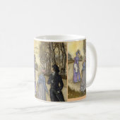 Alas, dames. teleurstelling tijdens een landloopba koffiemok (Voorkant rechts)