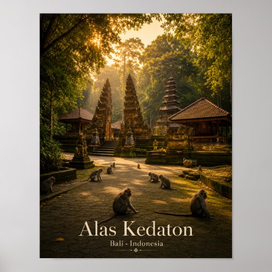 Alas Kedaton Bali Poster (Voorkant)