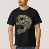 Alas Poor Yorick Shakespeare Hamlet Quotes T-shirt (Voorkant)