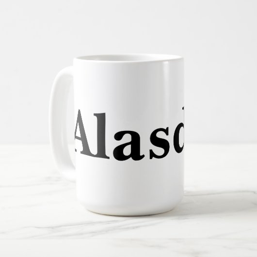 Alasdair Mannen naam, Koffiemok (Voorkant links)