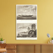 Alaska 11 canvas afdruk (Insitu (Woonkamer))