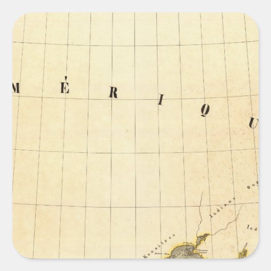 Alaska 13 vierkante sticker (Voorkant)