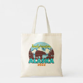Alaska 2022 Vacation Cruise Group Matching Tote Bag (Achterkant)