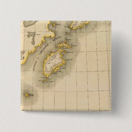 Alaska 22 vierkante button 5,1 cm (Voorkant)