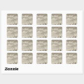 Alaska 3 vierkante sticker (Vel)