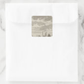 Alaska 3 vierkante sticker (Tas)