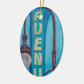 Alaska 4th Ave. Keramische sieramiek Keramisch Ornament (Links)