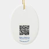 Alaska 4th Ave. Keramische sieramiek Keramisch Ornament (Achterkant)