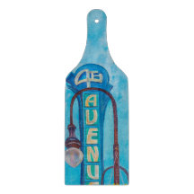 Alaska 4th Ave. Marquee Cutting Board