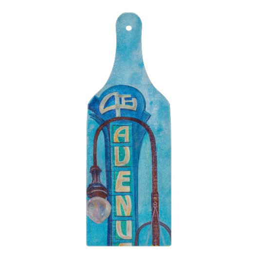 Alaska 4th Ave. Marquee Cutting Board Snijplank (Voorkant)