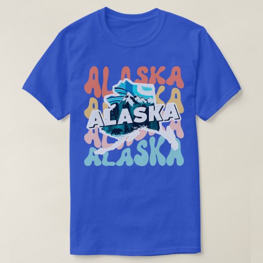 ALASKA 50 retro staten TShirt (Design voorkant)