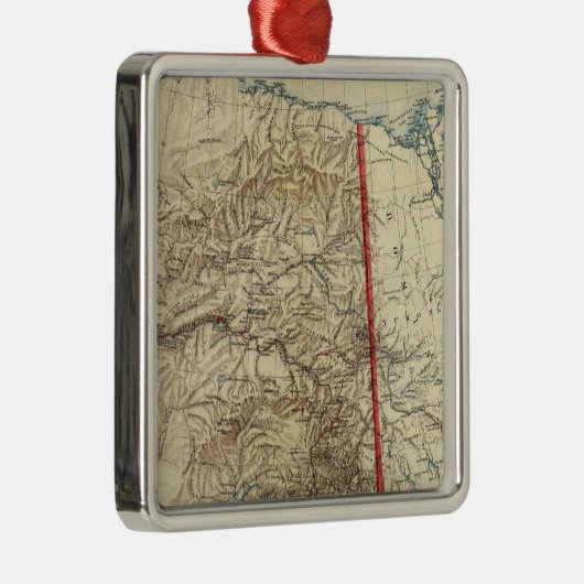 Alaska 5 metalen ornament (Rechts)